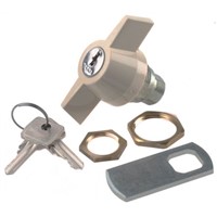 Euro-Locks a Lowe &amp;amp; Fletcher group Company Panel to Tongue Depth 13.2mm Plastic, Zamak Camlock, Key to unlock