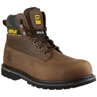 CAT Holton Brown Steel Toe Cap Men Safety Boots, UK 11, EU 46