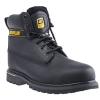 CAT Holton Black Steel Toe Cap Men Safety Boots, UK 10, EU 44