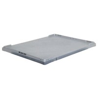 Schoeller Allibert Grey PE Storage Box Lid, 33mm x 600mm x 800mm