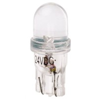 LED Reflector Bulb, Wedge, White, 9 mm Lamp, 10mm dia., 24 V dc
