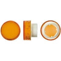 Orange Round Push Button Lens for use with TP2 Series