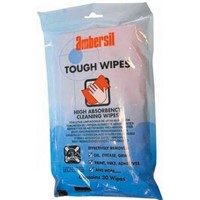 Ambersil Tough Wipes, 30 Hand Wipe Pack