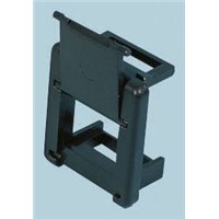 RJ45 FACEPLATE FOR PATCH PANEL-BLACK