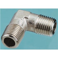 Legris Pneumatic Elbow Threaded Adapter, R 1/2 Male x R 1/2 Male Male