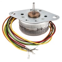 McLennan Servo Supplies Unipolar Permanent Magnet Stepper Motor 7.5, 9.0mNm, 12 V dc, 100 mA, 6 Wires