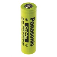 Panasonic Sanyo Cadnica AA NiCd Rechargeable AA Batteries, 600mAh, 1.2V