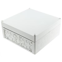 Junction box with grey lid,300x300x132mm