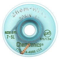 Chemtronics 1.5m Desoldering Braid, Width 1.9mm