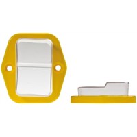 Protect kit yellow square pushbutton