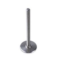 Nu-Tech Engineering Adjustable Feet A315/003 M12 150mm, 60mm Dia. Stainless Steel, Stainless Steel 1250kg Static Load