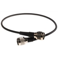 TE Connectivity Male N to Male N RG58 Coaxial Cable, 50