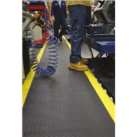 COBA Safety Deckplate Individual PVC Foam/Vinyl Anti-Fatigue Mat x 900mm, 1.5m x 14mm