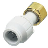 John Guest Straight Tap Adapter PVC Pipe Fitting, 15mm