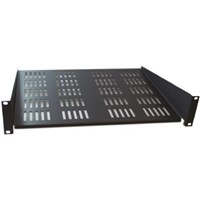 CAMDENBOSS Black Cantilever Shelf 2U, 400mm x 446mm