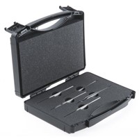 Erem by Weller 5 piece Stainless Steel Tweezer Set With Various Contents
