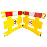 Addgards Yellow Sign Text Caution x 970mm. Kit includes: Hinges