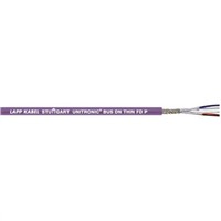 Lapp 2 Core Screened Polyurethane PUR Sheath Bus Cable, 0.25 mm2, 0.34 mm2 CSA