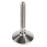 Nu-Tech Engineering Adjustable Feet A087/001 M12 75mm, 55mm Dia. Stainless Steel, Stainless Steel 750kg Static Load