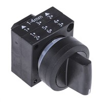 Siemens 3SB3 Selector Switch Head - 3 Position, Latching