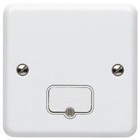 White Unswitched Fused Connection Unit