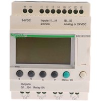 Schneider Electric Zelio Logic 2 PLC CPU - 8 (Up  8 Digital, Up  4 Analogue) Inputs, 4 (Relay) Outputs,