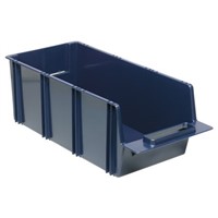 Raaco Blue Plastic Stackable Storage Bin, 161mm x 210mm x 465mm