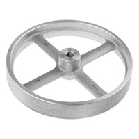 Baumer Encoder Wheel Circumference 50cm, 10mm Wheel Bore Aluminium