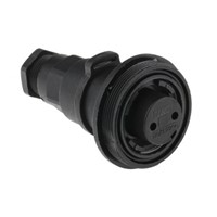 Bulgin, 2 contacts In-line Socket Screw IP68