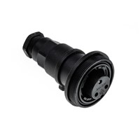 Bulgin, 3 contacts In-line Socket Screw IP68