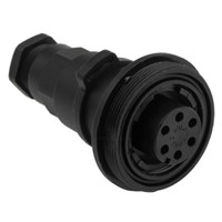 Bulgin, 6 contacts In-line Socket Screw IP68