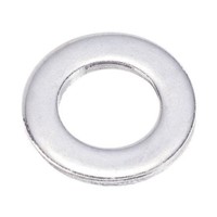Chrome Plated Steel Plain Washer, 0.5mm Thickness, M4