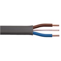 Prysmian 2+E Core 6 mm2 Power Cable, Grey Polyvinyl Chloride PVC Sheath 50m, 47 A 240 V
