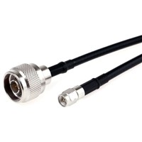 Radiall Male N to Male SMA RG58 Coaxial Cable, 50