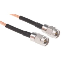 Radiall Male SMA to Male SMA RG316 Coaxial Cable, 50