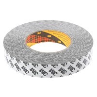 3M 9086 Translucent Double Sided Paper Tape, 25mm x 50m, 0.19mm Thick