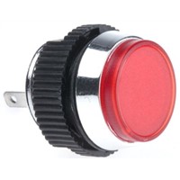 Signal Construct Red Indicator, Tab Termination, 12  14 V, 16mm Mounting Hole Size