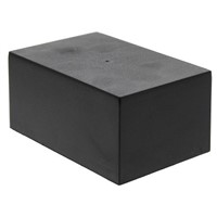 Black ABS potting box,75x50x35mm 1.3mm T