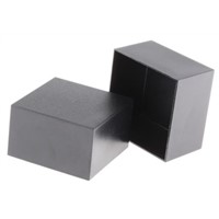 Black ABS potting box,50x50x30mm 1mm T