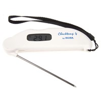 Hanna Instruments CHECKTEMP 4 Folding Thermometer with Probe, 1 Input Handheld