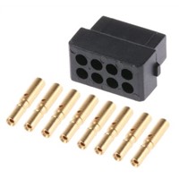 Datamate Connector Kit Containing 8 way DIL Female Shell, Crimps