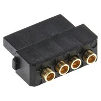 Datamate Connector Kit Containing 4 way SIL Female Shell, Crimps