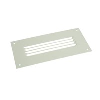 Grey Steel Vent Grille, 100 x 210mm