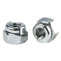 Aerotight, M6, Bright Zinc Plated Steel Aerotight Lock Nut