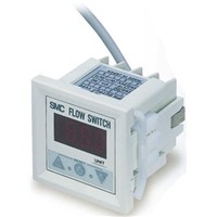 SMC, 45 L/min Flow Controller, PNP, 12  24 V dc, 3 Digit 7 Segment LED