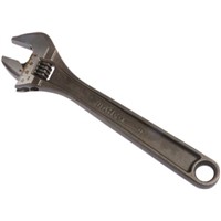 Bahco Adjustable Spanner, 255 mm Overall Length, 30mm Max Jaw Capacity, Ergonomic Handle, Blackened Finish