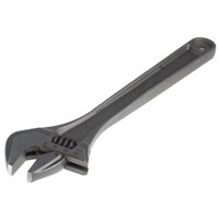 Bahco Adjustable Spanner, 305 mm Overall Length, 34mm Max Jaw Capacity, Ergonomic Handle, Blackened Finish