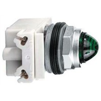 Schneider Electric, Harmony 9001K Green LED Pilot Light, 30mm Cutout, IP66