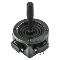 CH Products, DM11L0A1F, 2 Way Potentiometer Joystick Conical, Momentary