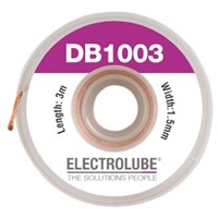 Electrolube 1.7m Desoldering Braid, Width 1.25mm